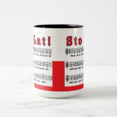 Sto Lat. Song Tweekleurige Koffiemok (Center)