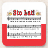 Sto Lat. Zong met Mokken voor bier Bier Onderzetter (Voorkant)