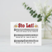 Sto Lat. Zong met Mokken voor bier Briefkaart (Staand voorkant)