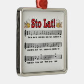 Sto Lat. Zong met Mokken voor bier Metalen Ornament (Rechts)