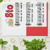 Sto Lat. Zong met Mokken voor bier Theedoek (Gevouwen)