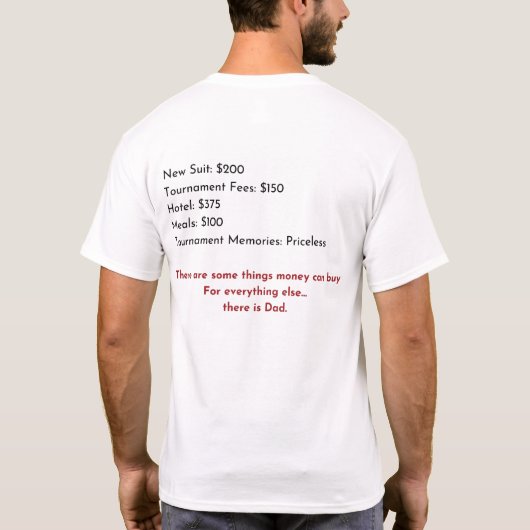 Stoa Debate Dad T-shirt (Achterkant)