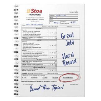 STOA Speech Ballot 5e en lager Notitieboek