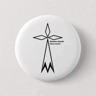 Stoat van Bretagne Ronde Button 5,7 Cm