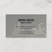 Stock Broker | Investeringskaarten Visitekaartje (Achterkant)
