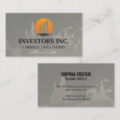 Stock Broker | Investeringskaarten Visitekaartje (Voorkant / Achterkant)