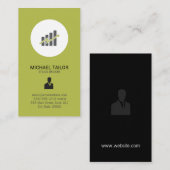Stock Broker Visitekaartje (Voorkant / Achterkant)