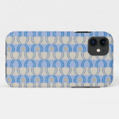 Stock Candystripe Blue Tan Case-Mate iPhone Case (Achterkant (horizontaal))