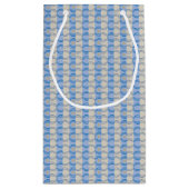 Stock Candystripe Blue Tan Klein Cadeauzakje (Achterkant)