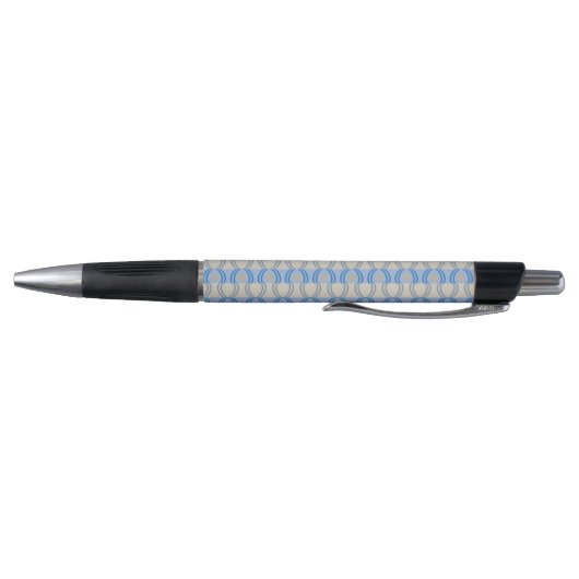 Stock Candystripe Blue Tan Pen (Bodem)