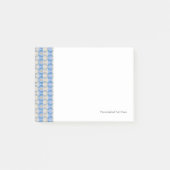 Stock Candystripe Blue Tan Post-it® Notes (Voorkant)