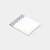 Stock Candystripe Blue Tan Post-it® Notes (Schuin)