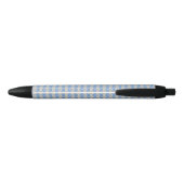 Stock Candystripe Blue Tan Zwarte Inkt Pen (Achterkant)