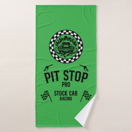 Stock Car Racing Cadeau Badhanddoek (Badhanddoek)