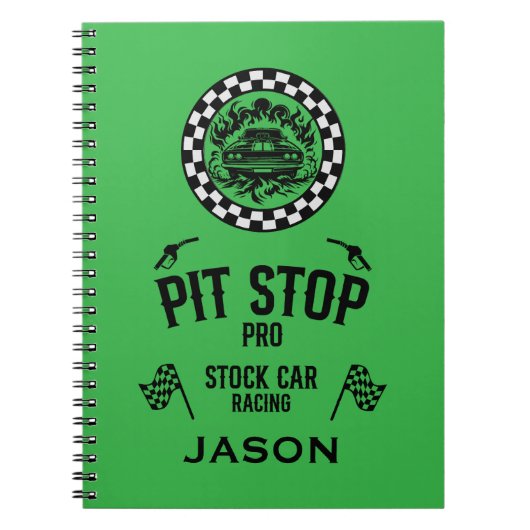 Stock Car Racing Cadeau Notitieboek (Voorkant)