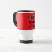 Stock Car Racing Cadeau Reisbeker (Voorkant links)