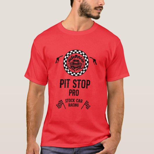 Stock Car Racing Cadeau T-shirt (Voorkant)