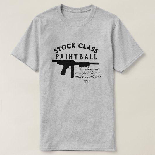 STOCK CLASS PAINTBALL T-Shirt (Design voorkant)