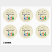 Stock de bar dank je wel gunst sticker (Vel)