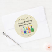 Stock de bar dank je wel gunst sticker (Envelop)