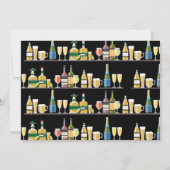 Stock De Bar Foto Partij Verloving Paar Douche Kaart (Achterkant)