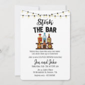 Stock de Bar Koppels Coed Shower Uitnodiging (Voorkant)