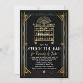 Stock de Bar Koppels Coed Shower Uitnodiging (Voorkant)