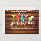 Stock de Bar Koppels Coed Shower Uitnodiging (Voorkant)