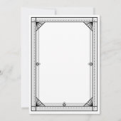 Stock de Bar Koppels Coed Shower Uitnodiging (Achterkant)