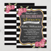 Stock de Bar & Lingerie Bruids Douche Uitnodiging (Voorkant / Achterkant)