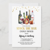 Stock De Bar Paren Douche Wit & Goud Kaart (Voorkant)