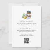 Stock de Keuken Alles in Een QR Code Vrijgezellenf Kaart (Achterkant)