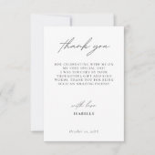 Stock De Keuken Boho Waterverf Dank u Bedankkaart (Voorkant)