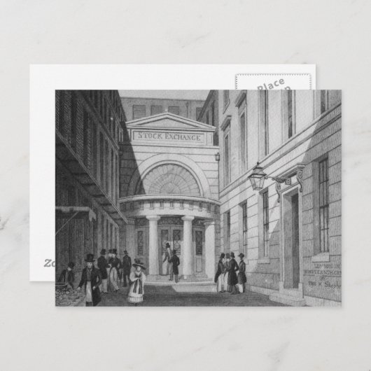 Stock Exchange, Londen, van 'Metropolitan' Briefkaart (Voorkant / Achterkant)