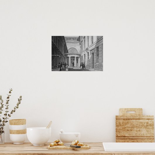 Stock Exchange, Londen, van 'Metropolitan' Poster (Keuken)