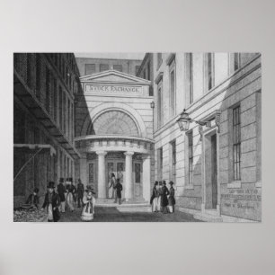 Stock Exchange, Londen, van 'Metropolitan' Poster