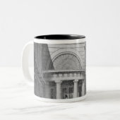 Stock Exchange, Londen, van 'Metropolitan' Tweekleurige Koffiemok (Voorkant links)