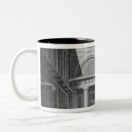 Stock Exchange, Londen, van 'Metropolitan' Tweekleurige Koffiemok (Links)