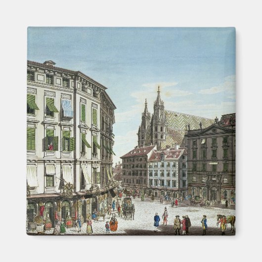 Stock-im-Eisen-Platz, met St. Stephan's Magneet (Voorkant)