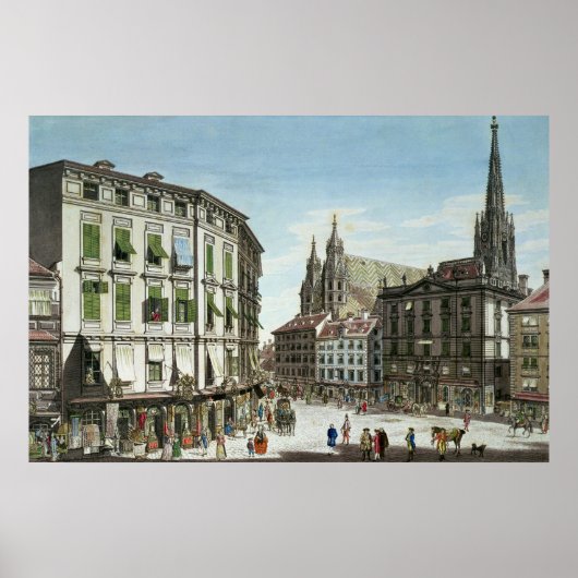 Stock-im-Eisen-Platz, met St. Stephan's Poster (Voorkant)