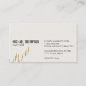 Stock Kandelaars Logo Visitekaartje (Achterkant)