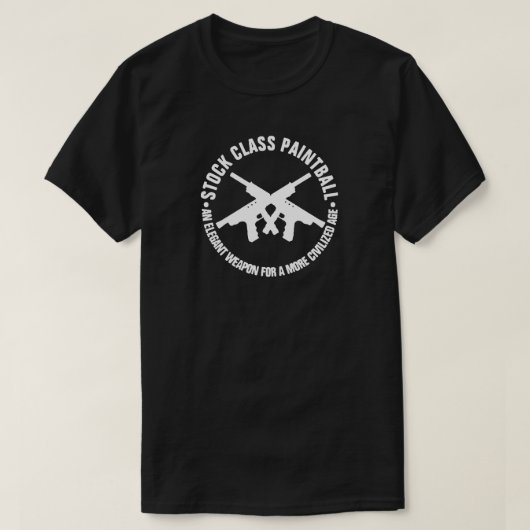 STOCK KLASSE PAINTBALL T-SHIRT (Design voorkant)