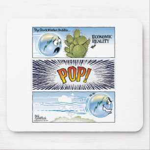Stock Market Bubble Mousepad Muismat