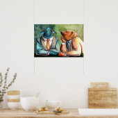 Stock Market door Portia St. Luke Poster (Keuken)