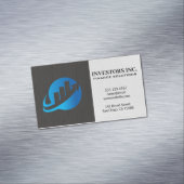 Stock Market Graph Logo | Financieel Magnetisch Visitekaartje (Voorbeeld)