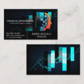 Stock Market Graph | Technologie Visitekaartje (Voorkant / Achterkant)