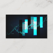 Stock Market Graph Visitekaartje (Achterkant)