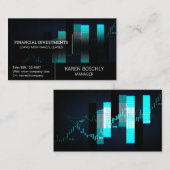 Stock Market Graph Visitekaartje (Voorkant / Achterkant)