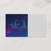 Stock Market Graph Visitekaartje (Achterkant)