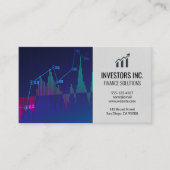 Stock Market Graph Visitekaartje (Voorkant)